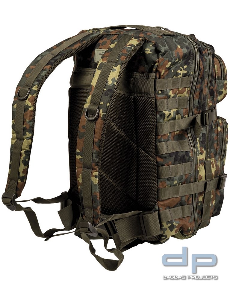 US ASSAULT PACK LG FLECKTARN VPE 2