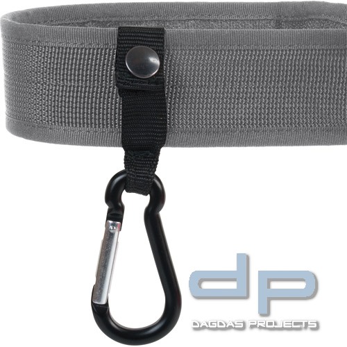 rescue-tec Koppelschlaufe mit Karabiner für Koppel mit Untergürtel oder Gewebegürtel