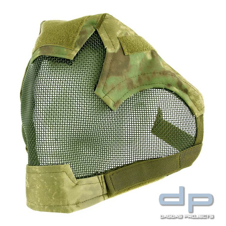 Full Hat Airsoft Metallene Netz Gesichtsmaske