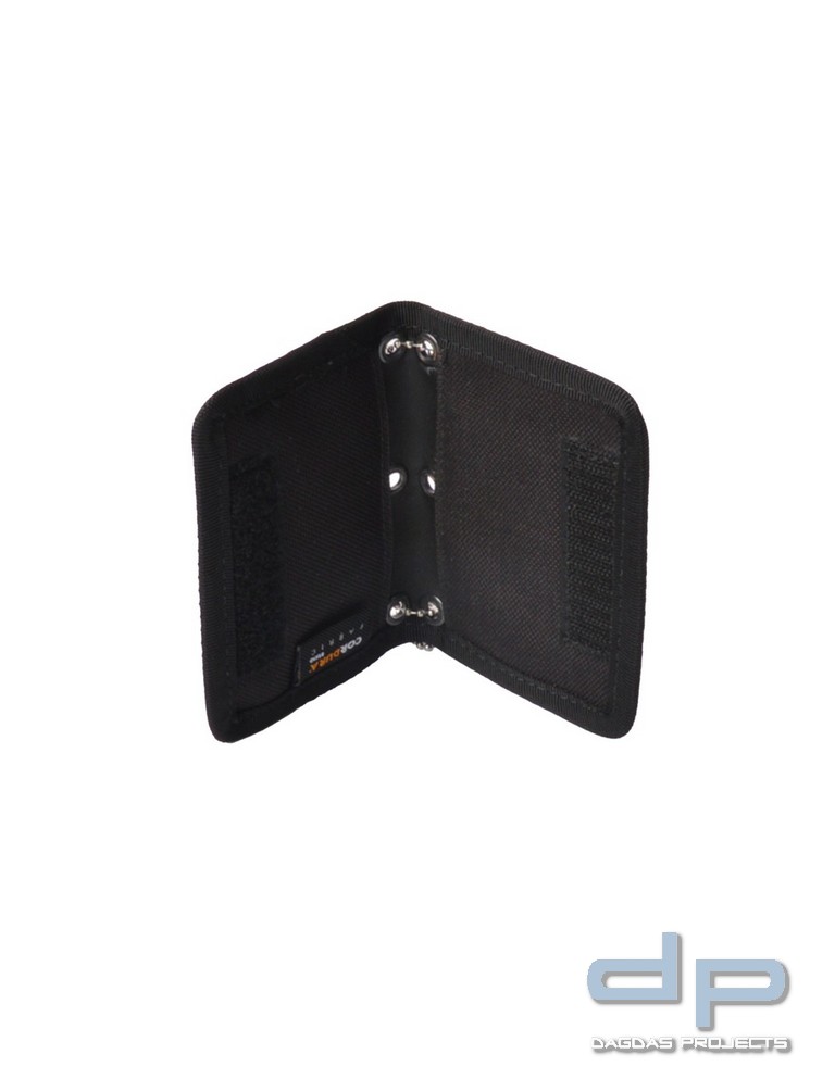 COP® Umhänge-Dienstausweismäppchen OHNE DRUCK, rund,Scheckkartenformat, Cordura®