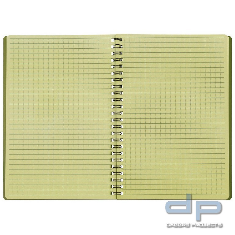 Meldebuch, wasserfest, Spiralbindung