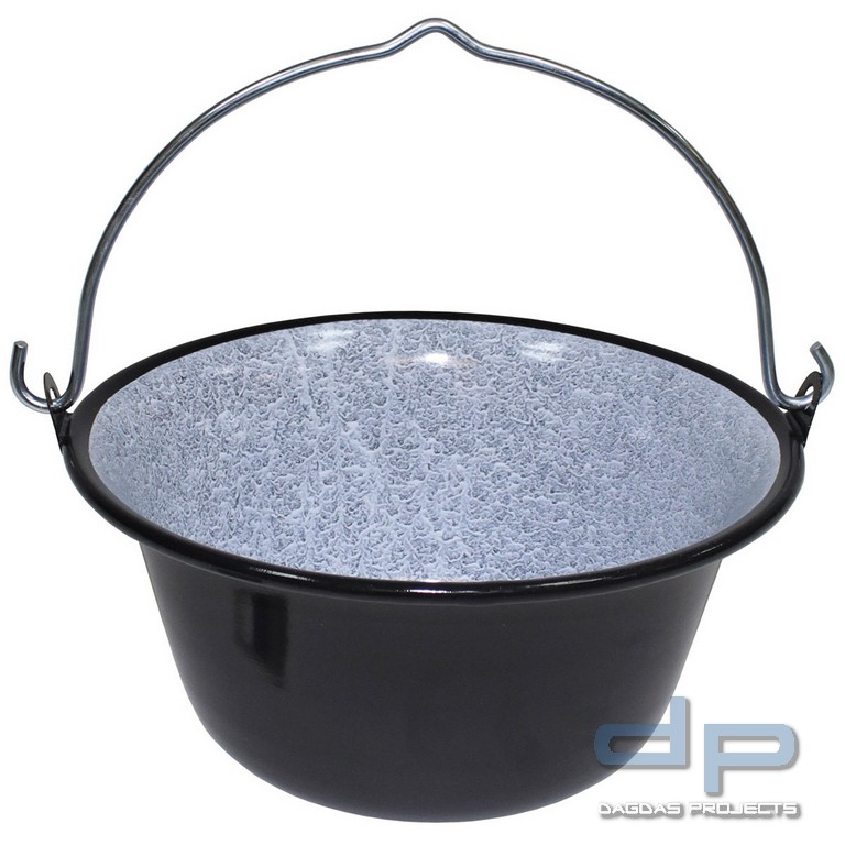 Ungar. Gulaschkessel, Emaille, 6 Liter