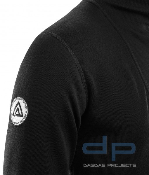 ACLIMA MÄNNER DOUBLEWOOL POLO MIT ZIP