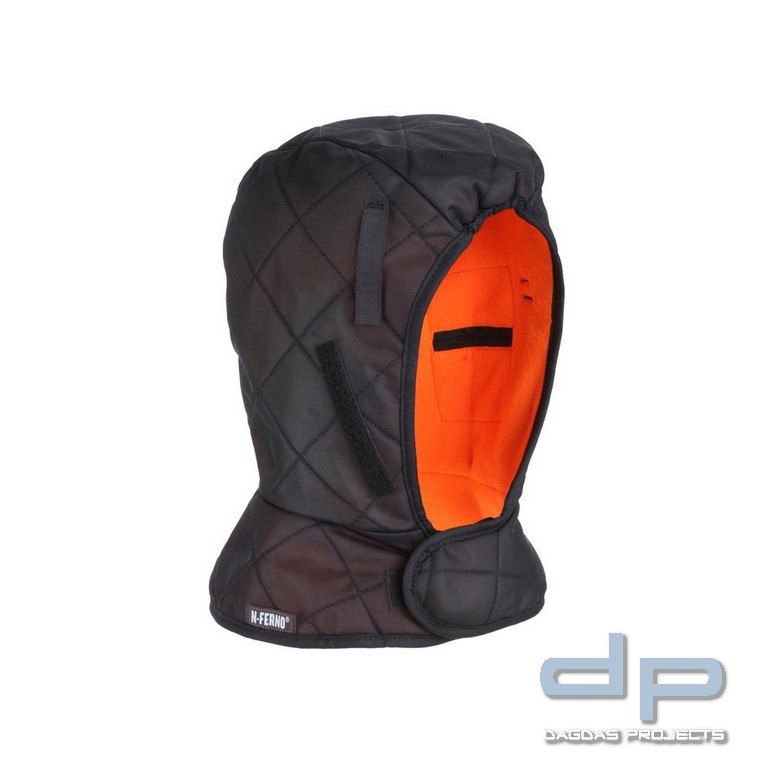 Ergodyne Winter-Helm-Einsatz aus Fleece N-Ferno 6867, schulterlang in schwarz
