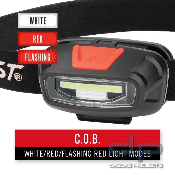 COAST FL13R Kopflampe (270 Lumen, wiederaufladbar)