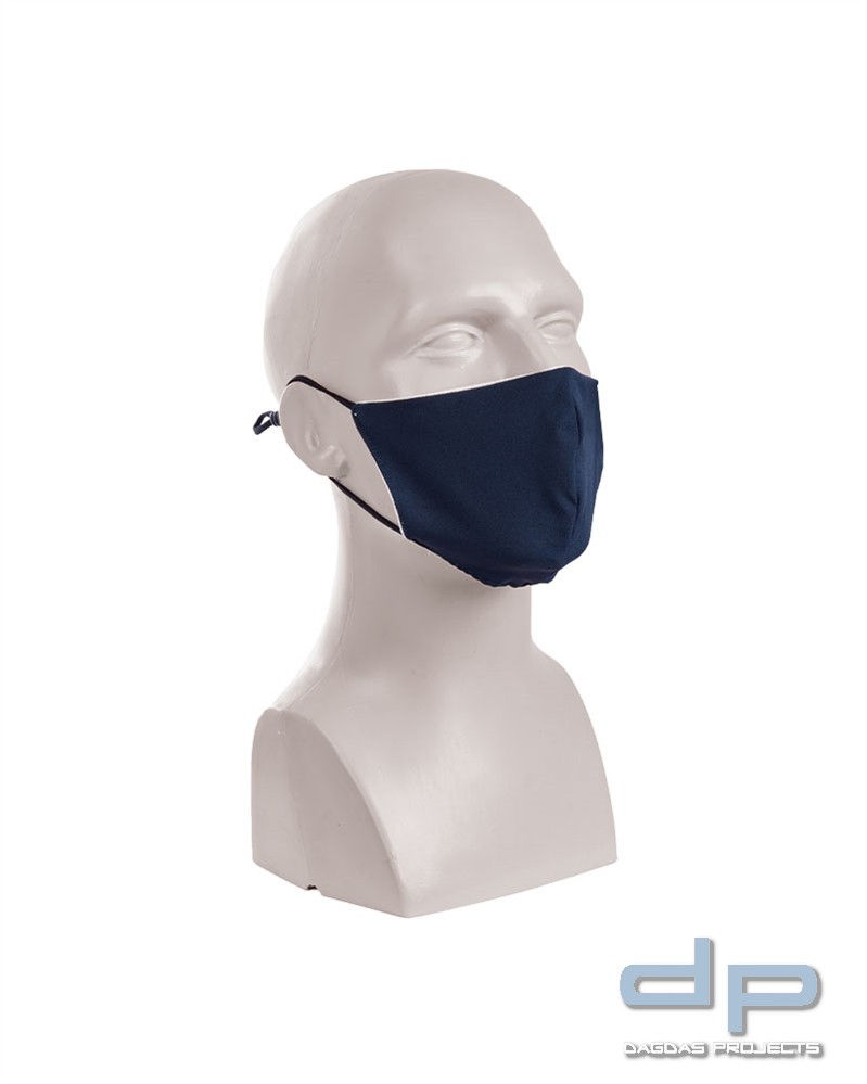 MUND/NASENBEDECKUNG V-SHAPE PES/EL DK.BLAU VPE 5