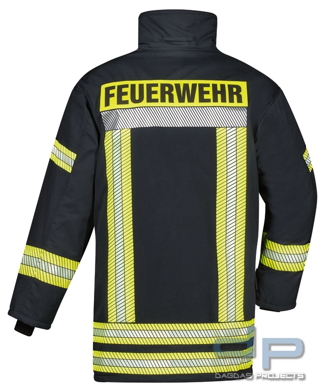 Überjacke EN 469:2005 dunkelblau segmentiert