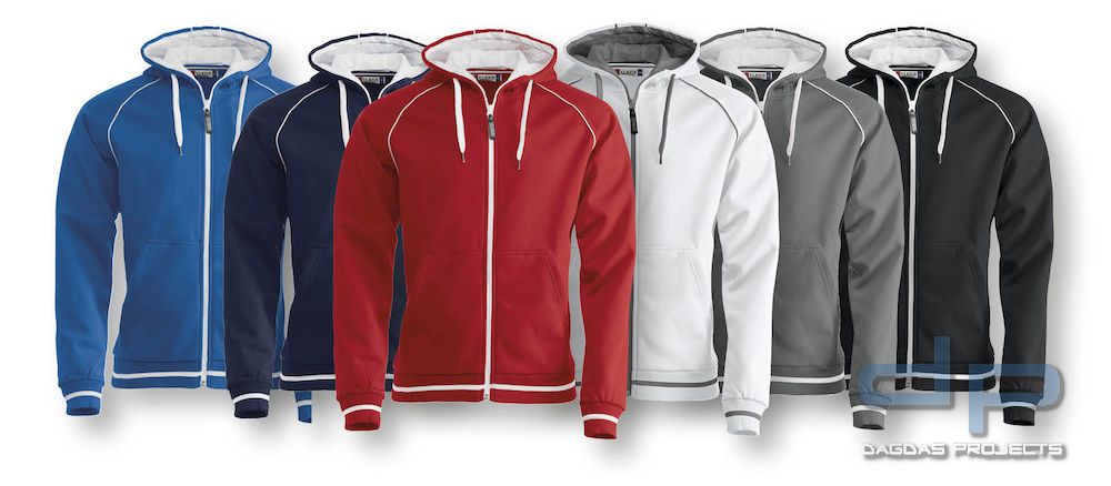 Behörden Sweat Jacke in verschiedenen Farben mit Aufdruck auf Wunsch