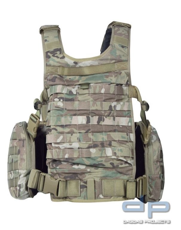 Tasmanian Tiger Trooper Back Plate Multicam
