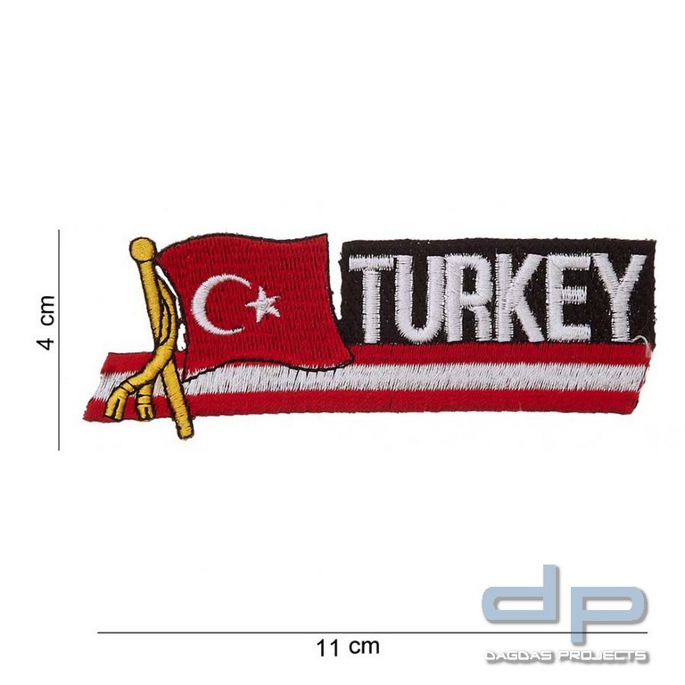 Emblem Stoff wehende Fahne Turkey