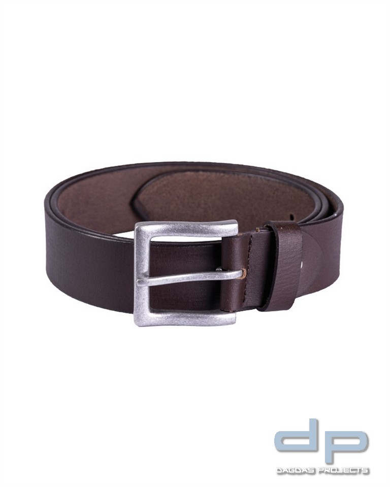 HOSENGÜRTEL NAPPA-LEDER MIL-TEC® BRAUN VPE 2