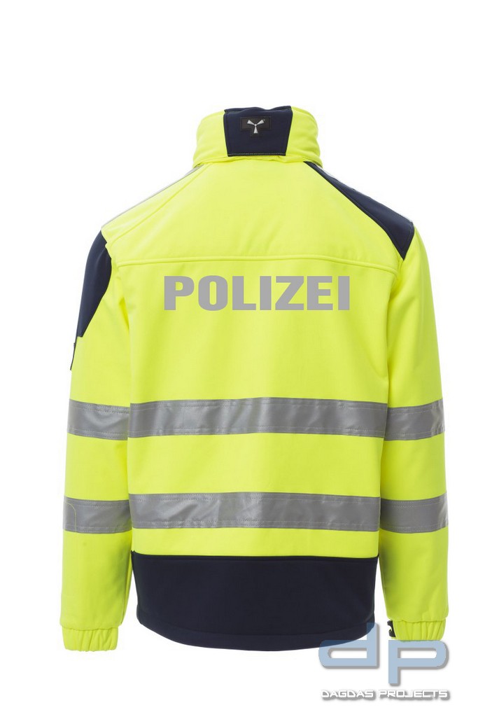 Payper Behörden Warnschutz Softshelljacke "SCREEN" in verschiedenen Farben mit Aufdruck nach Wunsch
