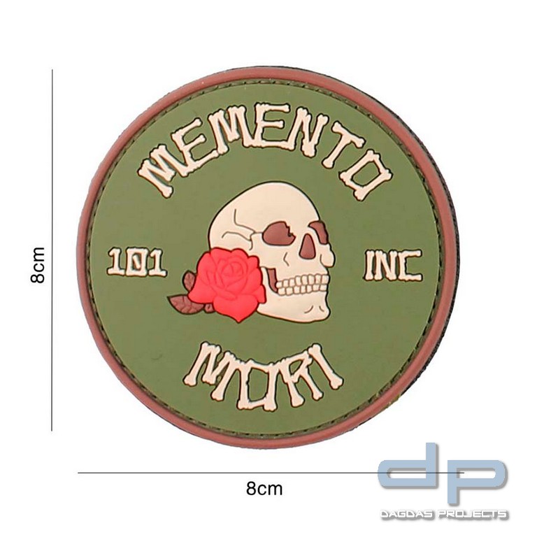 Emblem 3D PVC Memento Mori 101 INC multi