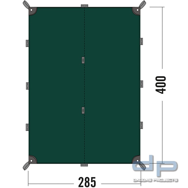 TATONKA TARP MEHRZWECKPLANE 285 X 400 CM in verschiedenen Farben