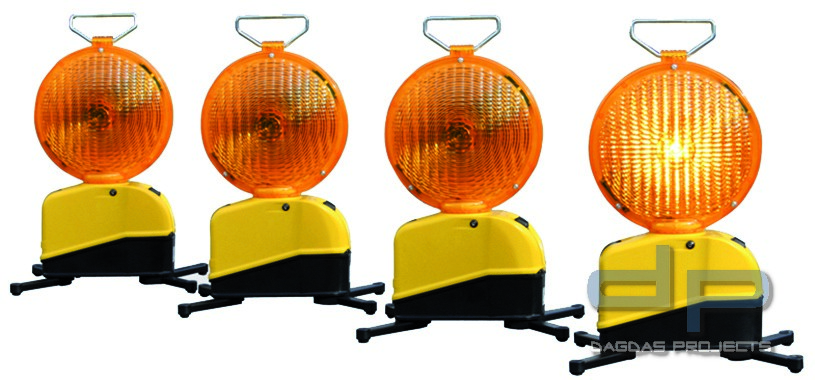 Star-Flash LED Typ 627 Führungslichtanlage einseitig blau