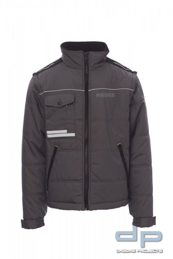 Payper Behördenjacke "WARM 2.0" in verschiedenen Farben mit Aufdruck nach Wunsch in Reflex Silber