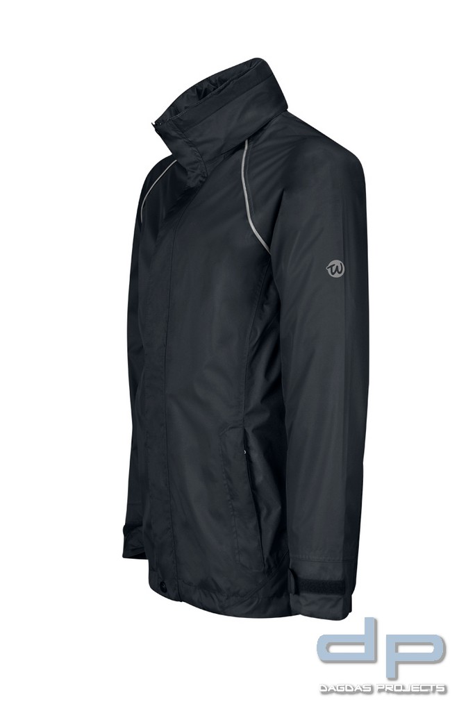 Damen Behöreden Regenjacke in Schwarz und Marine
