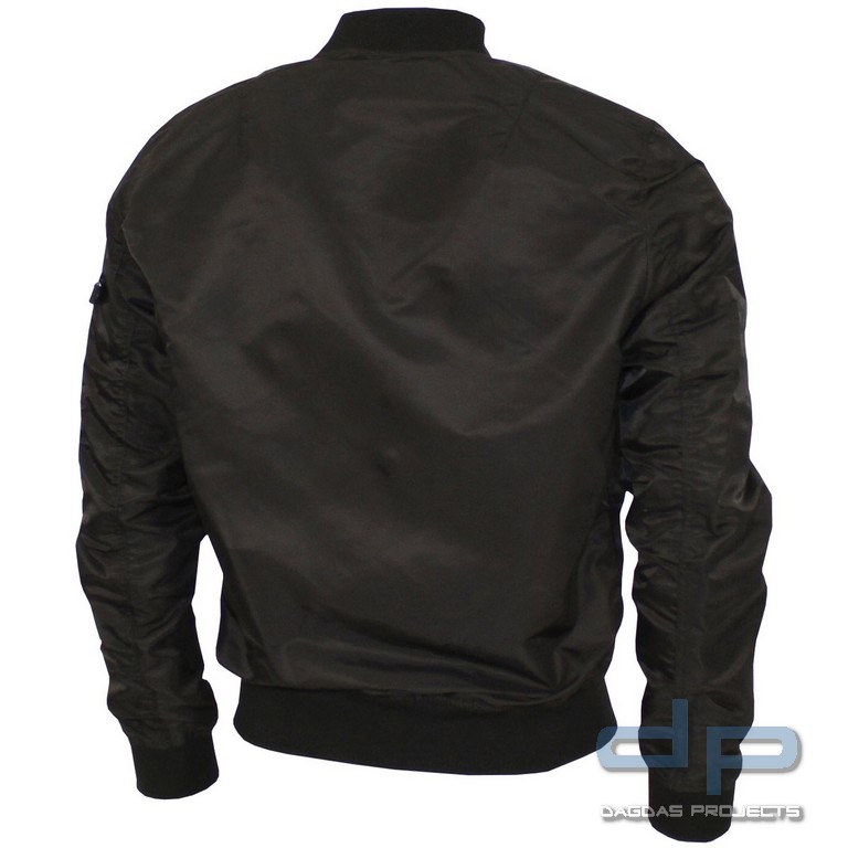US Airforce Jacke MA1, in Schwarz und Oliv