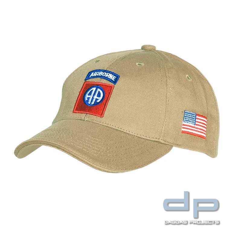 Baseball cap 82nd Airborne in verschiedenen Farben