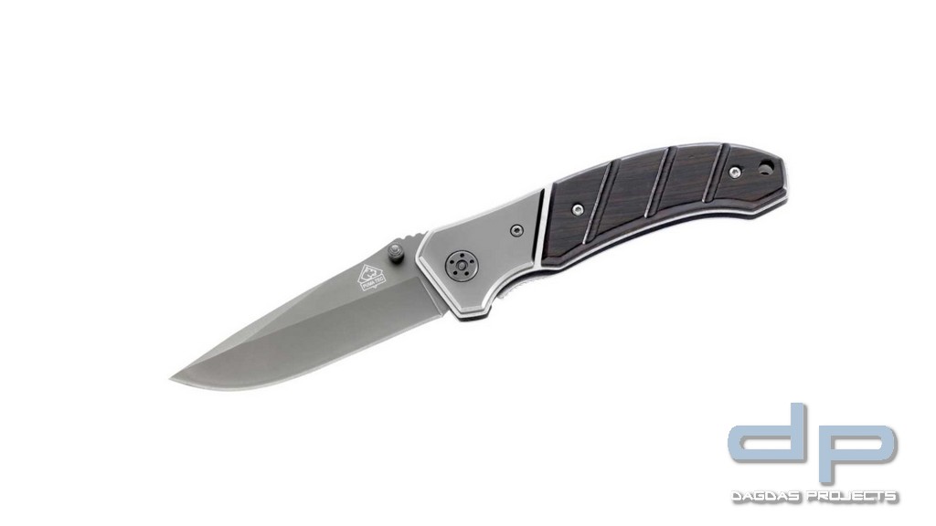 robustes Einhandmesser mit einem Titan-Finish