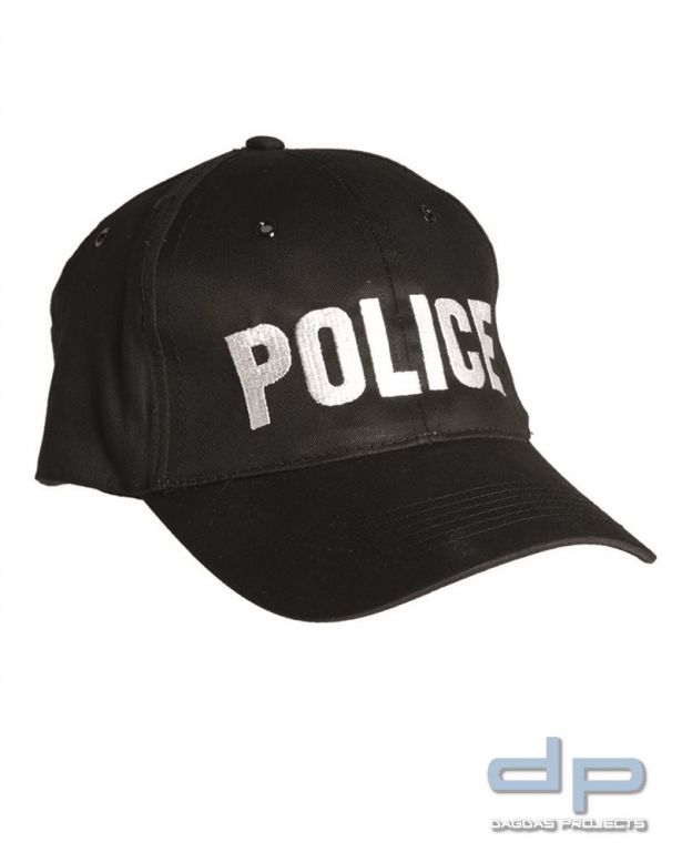 Baseball Cap bestickt schwarz Police VPE 12