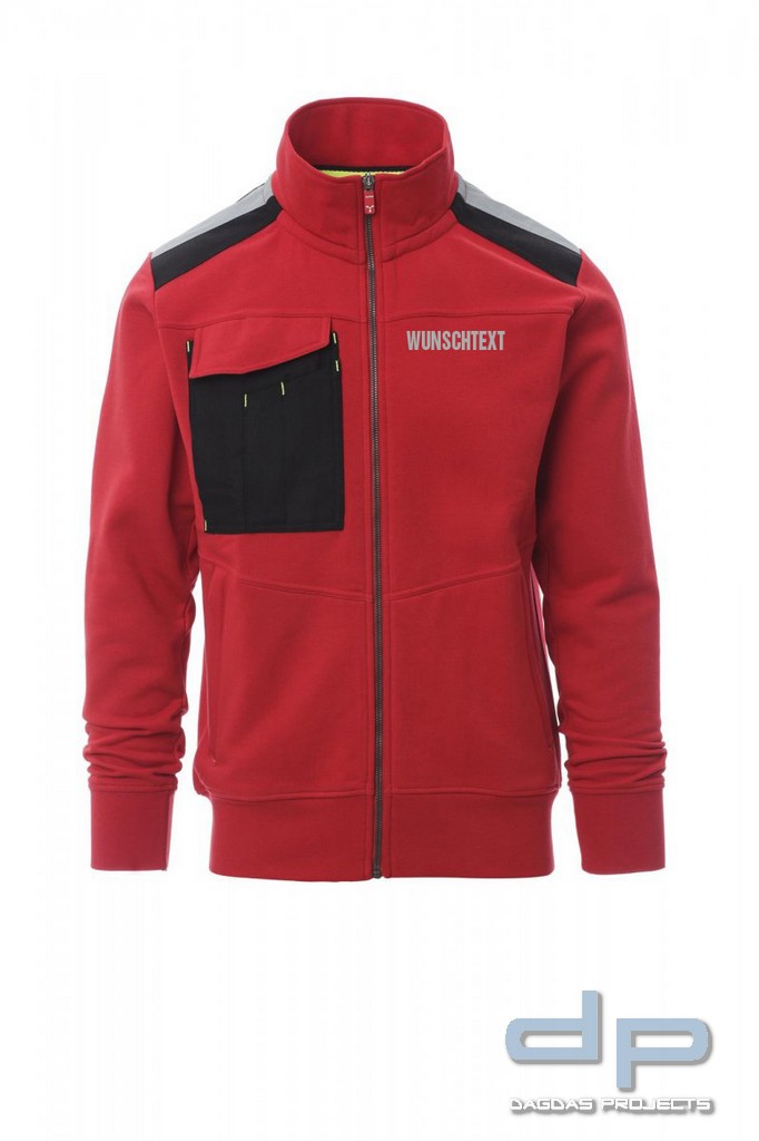 Payper Sweat Jacke Behörde "WORK 2.0" in verschiedenen Farben mit Wunschaufdruck