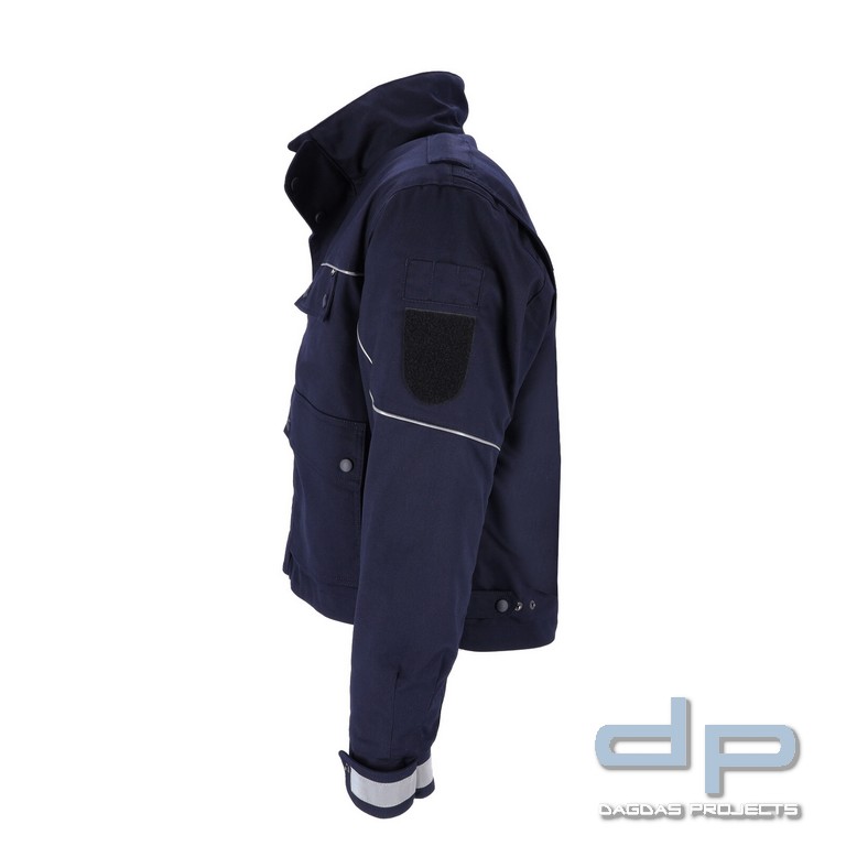 ETZEL® DIENSTBLOUSON NRW mit Aufdruck nach Wunsch in Reflex Silber