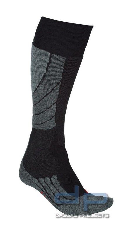 Falke SK2 Wool Grau/Schwarz