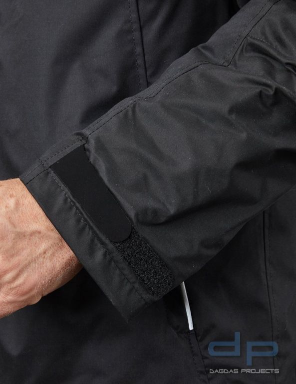 Behörden Blouson schwarz mit Aufdruck nach Wunsch in reflex silber