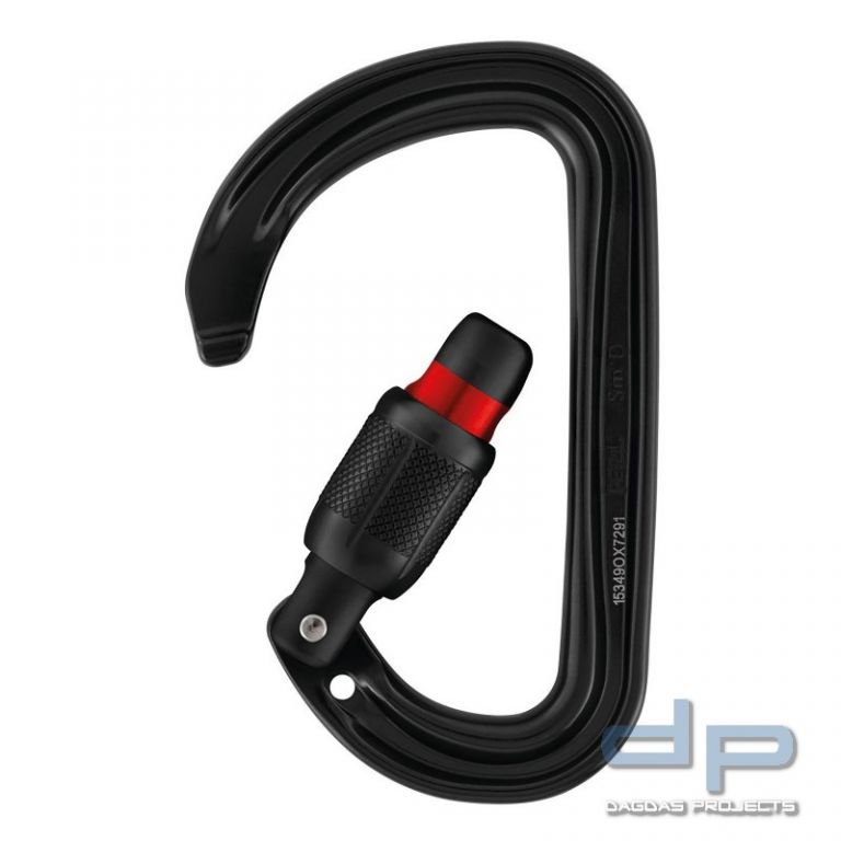 Petzl® Karabiner "SmD", Screw Lock, ultraleicht, asymmetrisch