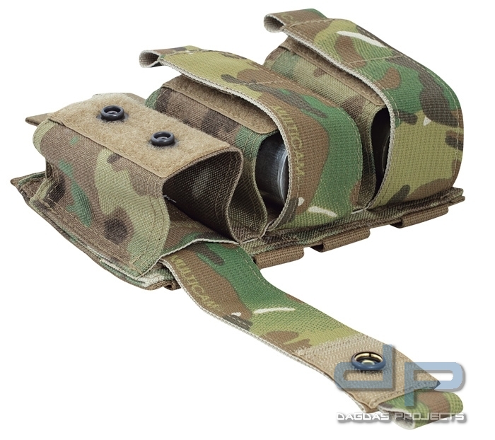 Warrior Triple 40mm Pouch Multicam
