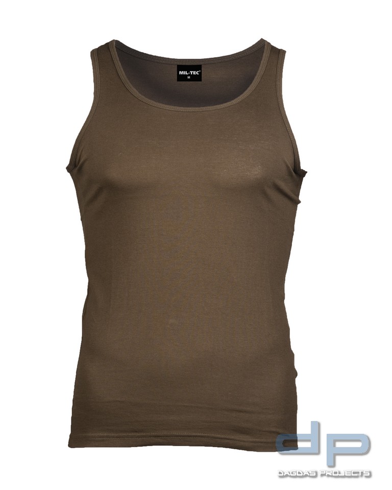 TANK TOP COTTON OLIV VPE 2 je Gr.
