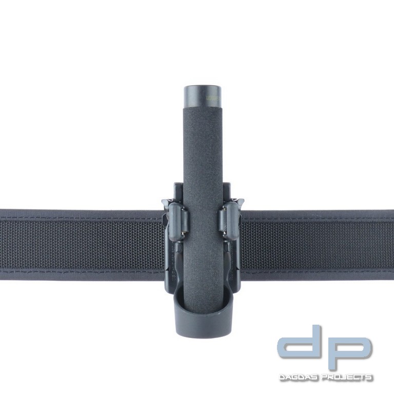Taschenlampen Holster ESP® "LHU04", verstellbare Gürtelklammer 360° drehbar