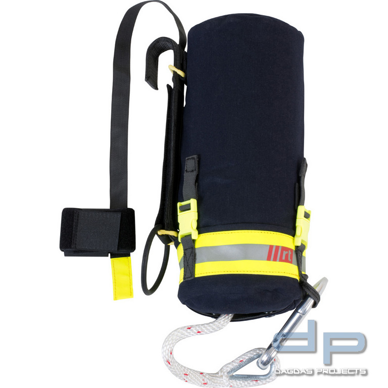 rescue-tec Leinenbeutel mit PA-Befestigung, Material rtx® 950 in Navy und Rot