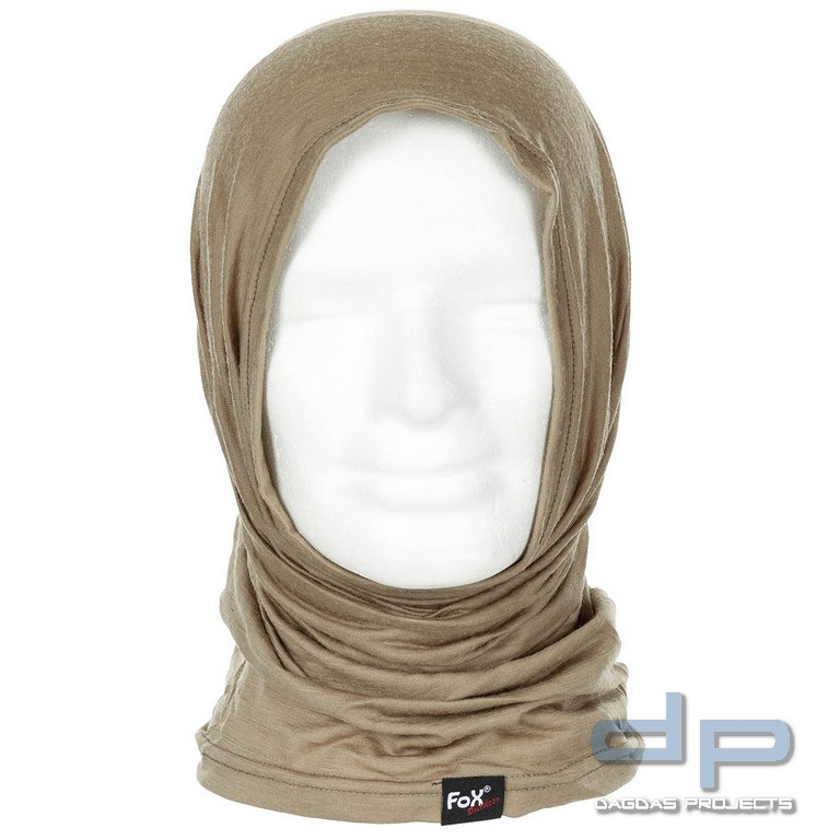 Rundschal, "Merino Lite", coyote tan