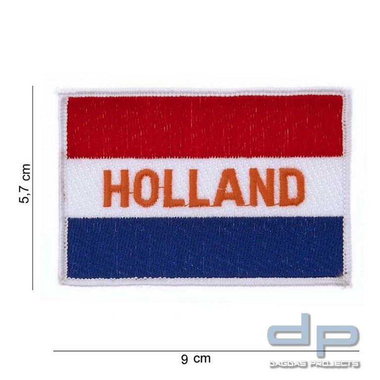 Emblem Stoff Flagge Holland