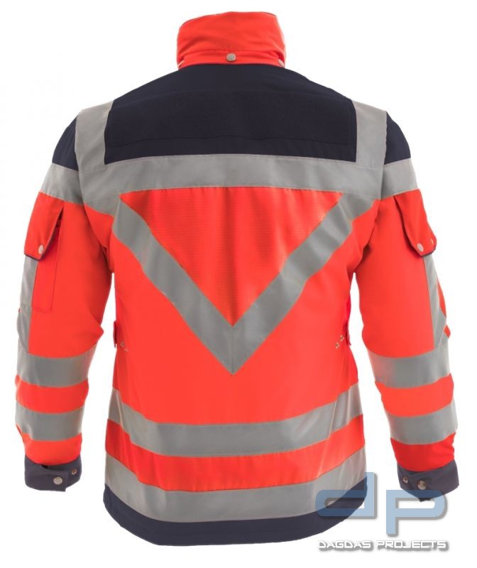 Jacke Revolution See it SAFE® leuchtrot-marine
