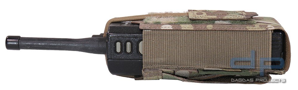 WAS Laser Cut Adjustable Radio Pouch Multicam