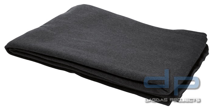 Wolldecke Mountainhill 225 x 150 cm Dunkelgrau oder Oliv