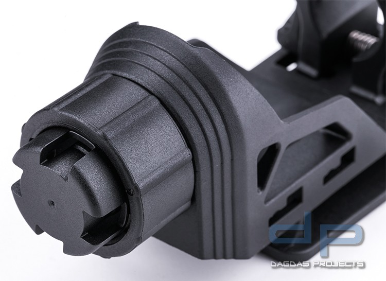 V70 Holster für Einsatzstock, 360 Grad drehbar,