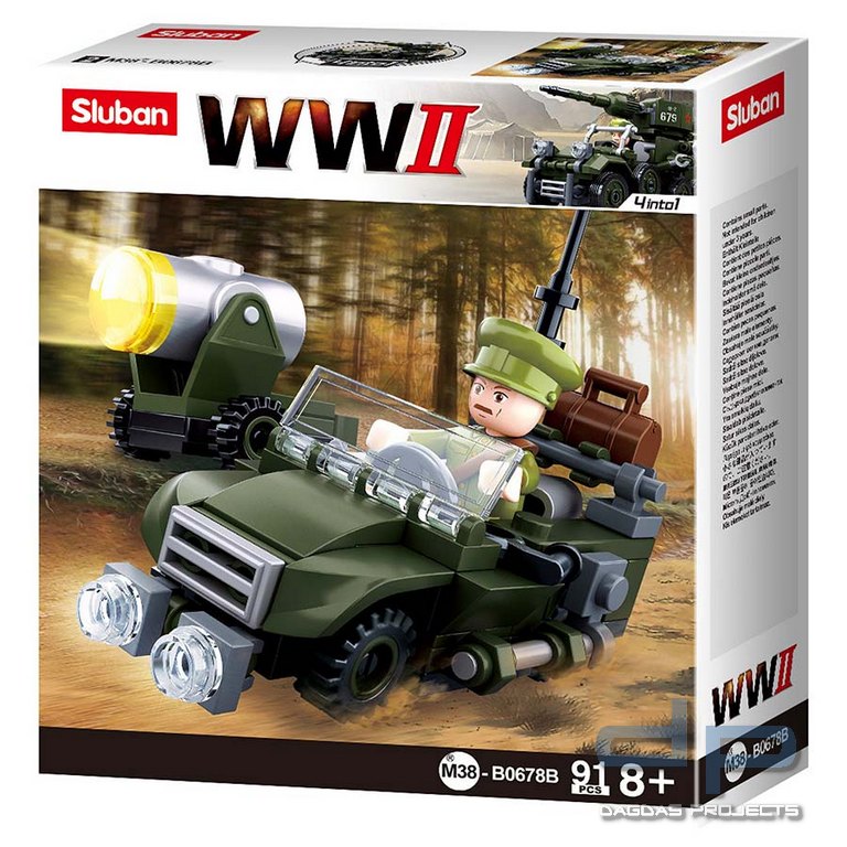Sluban WWII 4in1 Army model B M38-B0678B #16131