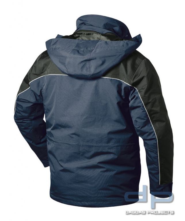 Thermo Jacke in Marine/Schwarz