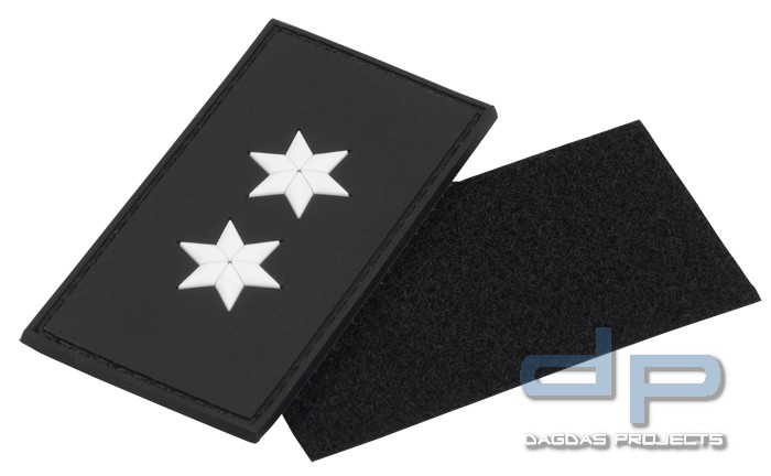 3D Dienstgradabzeichen Polizeioberkommissar (2 Sterne)