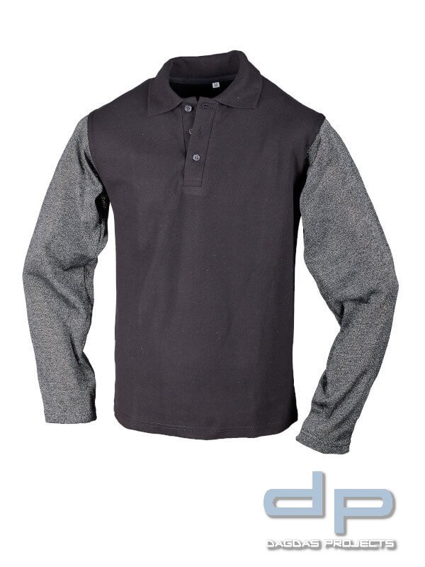 Langarm Poloshirt Schnittschutz 5