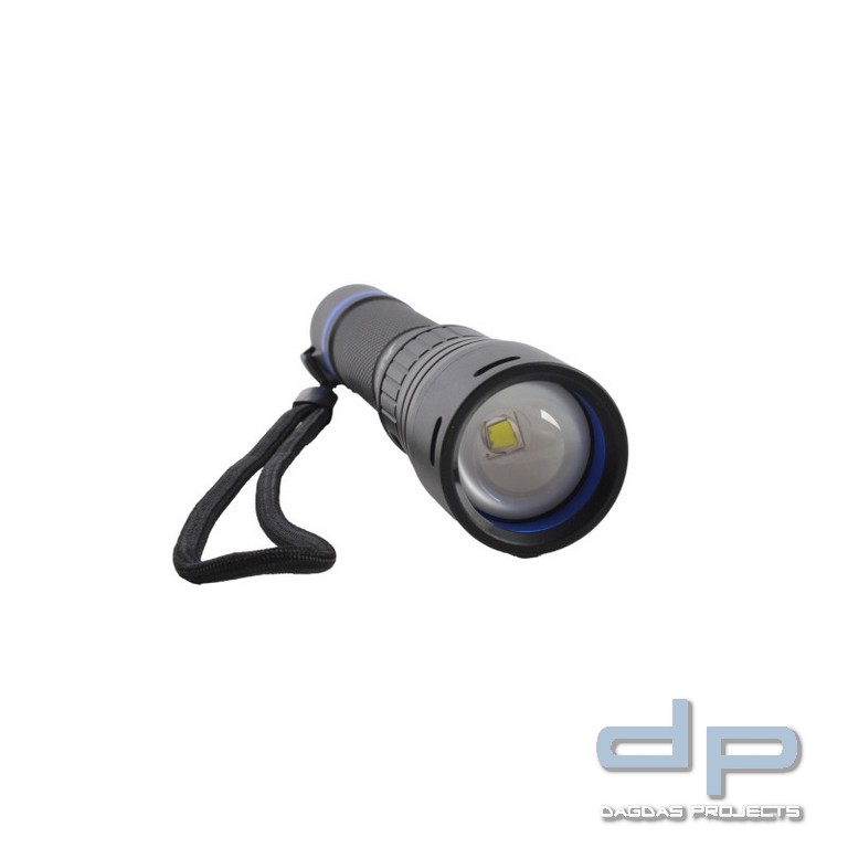 XCell LED - Taschenlampe L1000, fokussierbar, inkl. Akku, USB