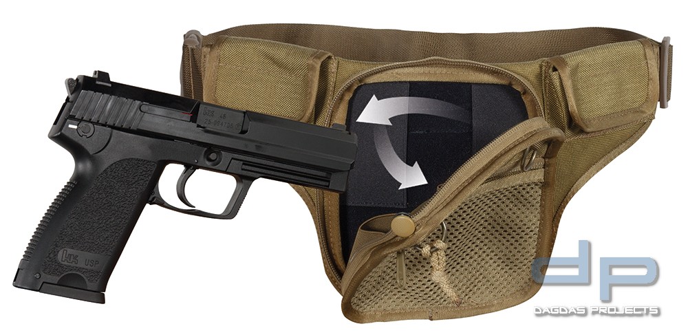 UNDERCOVER BAUCHTASCHE RECHTS ZWEIFARBIG in verschiedenen Farben