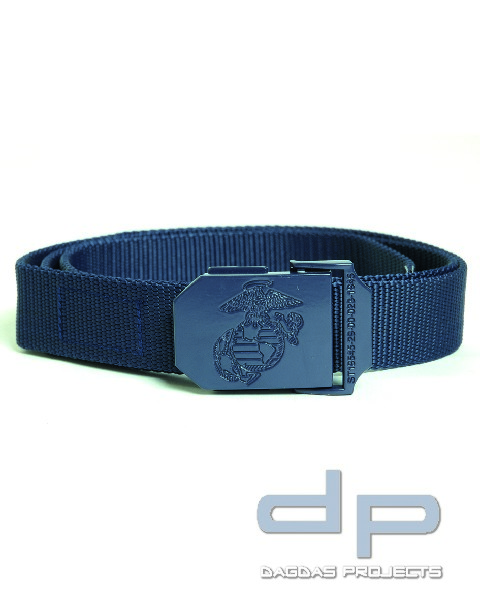 USMC HOSENGÜRTEL 30MM DK.BLAU VPE 10