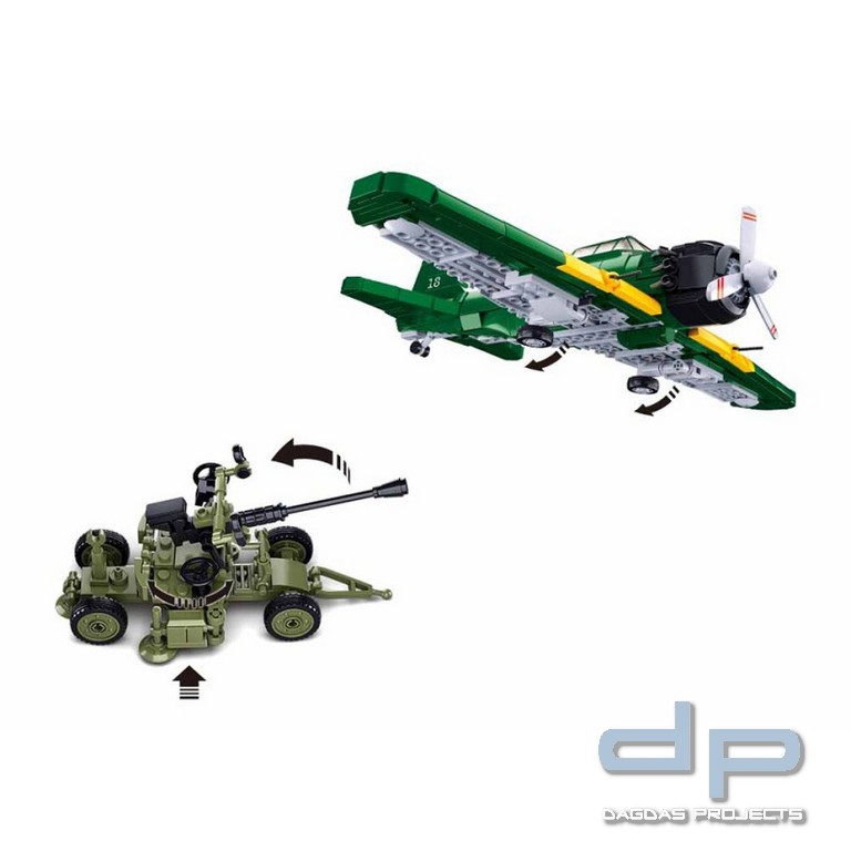 Sluban WWII A6M Zero M38-B1108 #16185