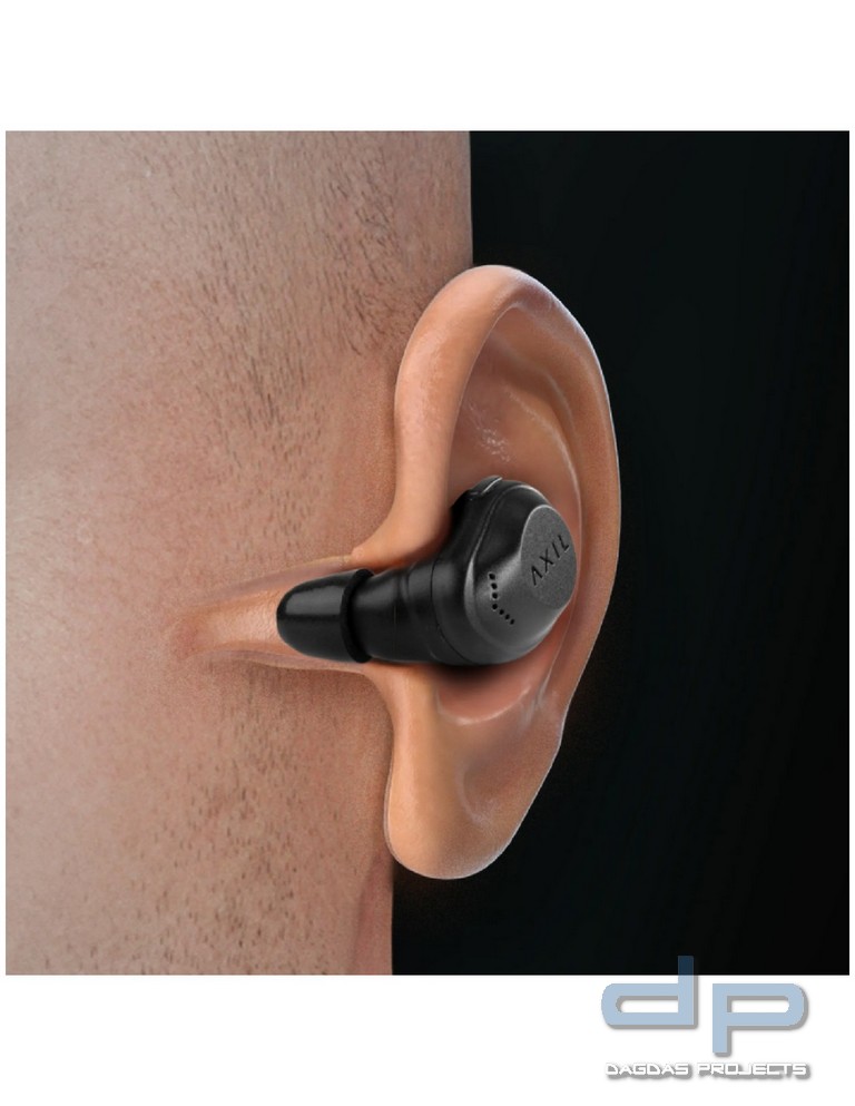 AXIL XCOR aktive Gehörschutzstöpsel mit Bluetooth, max. 29 dB SNR