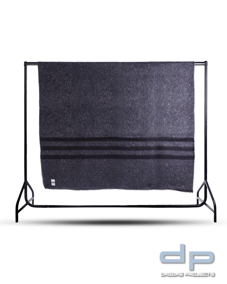 JAIL BLANKET W.STRIPES 195X150 CM VPE 2